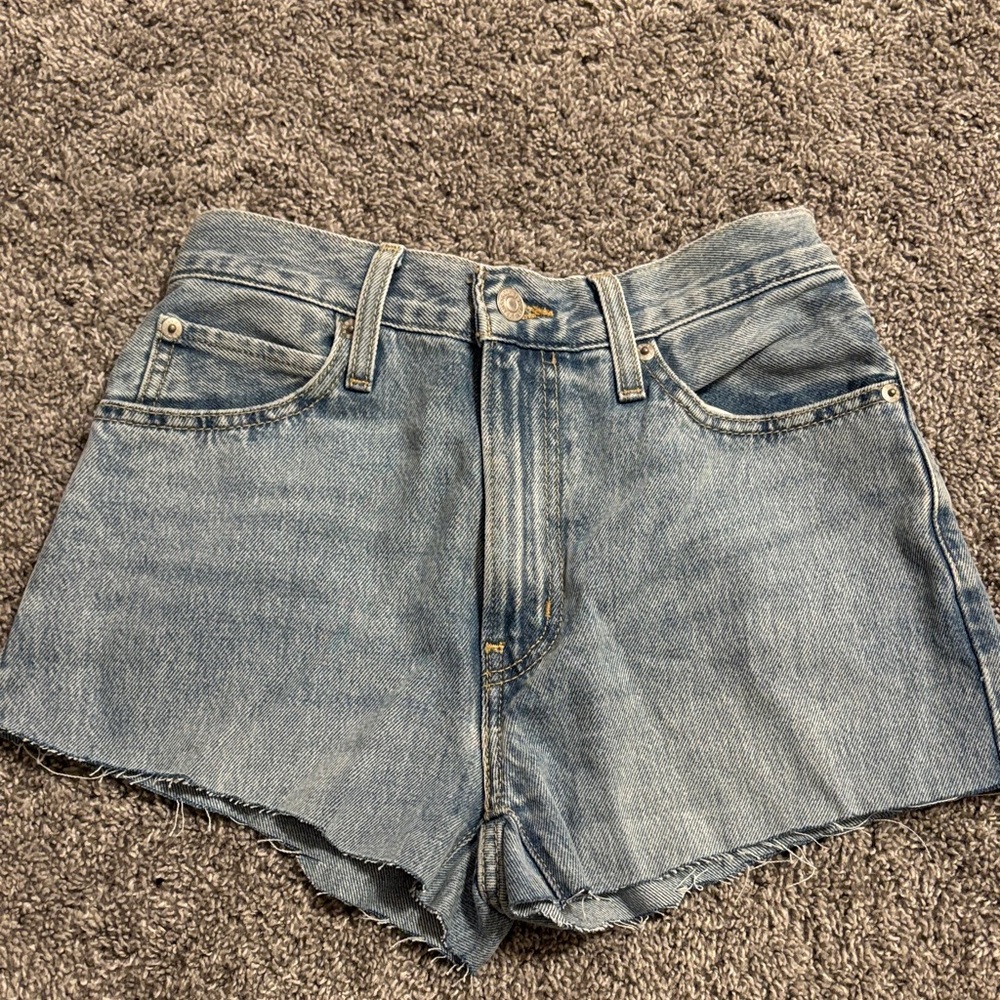 Levi's Light Blue Jean Shorts
